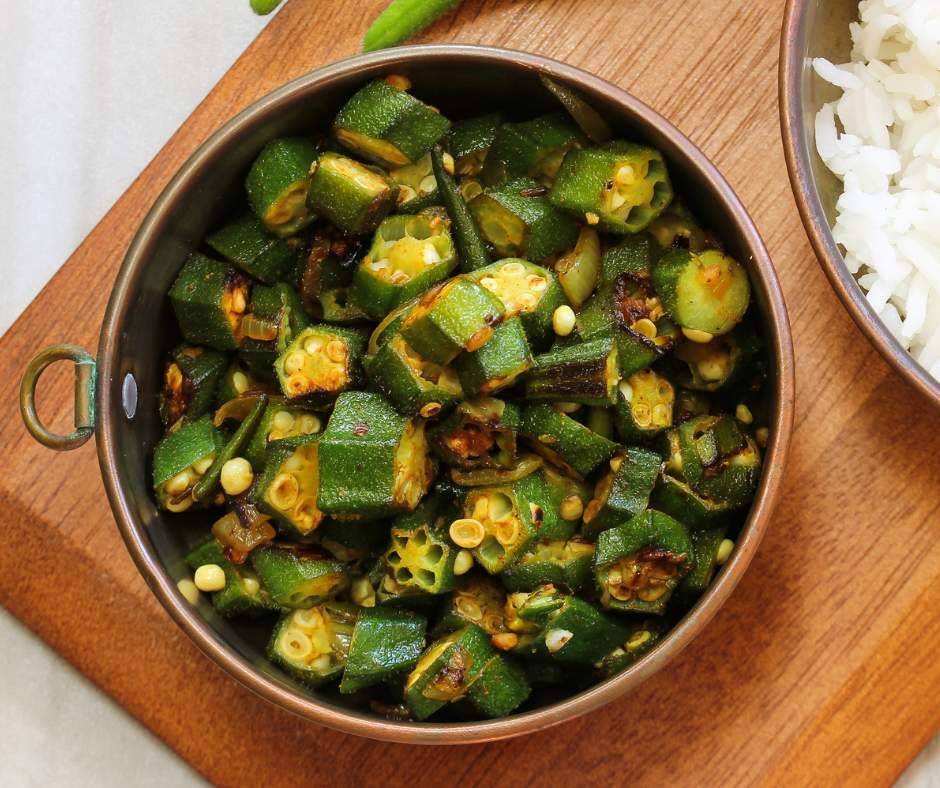 Pikantes Okra Tomaten-Gemüse - Deine Traumfigur